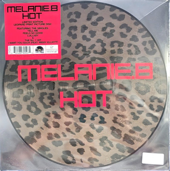 Image of Front Cover of LP - NEW/NEW - MELANIE B, Hot (UMR/Virgin; 8830507, UK 2026, Stickered Plastic Sleeve, Picture Disc - Spice Girls), , Melanie B s debut solo album  Hot  is released for the first time on vinyl for Record Store Day 2026.A fusion of R&B and pop, the album features collaborations with producers including Jimmy Jam, Terry Lewis, Rodney Jerkins and Fred Jerkins III. Originally released in 2000,  Hot  includes singles  Tell Me ,  Feels So Good ,  Lullaby  and the UK chart-topping hit  I W