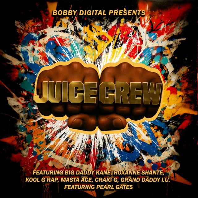 Image of Front Cover of LP - NEW/NEW - RZA, JUICE CREW BIG DADDY KANE, CRAIG G, ROXANNE SHANT , KOOL G RAP GRANDDADDY I.U., MASTA ACE, PEARL GATES, Bobby Digital Presents: The Juice Crew (36 Chambers / DNA / Hitmaker; RNMV1080, UK 2026, Audiophile-Grade, Collector's Quality Vinyl), , Limited Edition, Audiophile-Grade, Collector's Quality LP Vinyl Set Manufactured using Buyer-Sourced Neotech 100% Virgin Vinyl for reduced degradation, extending lifetime playback quality. The Manufacturing-Exclusive Technolog