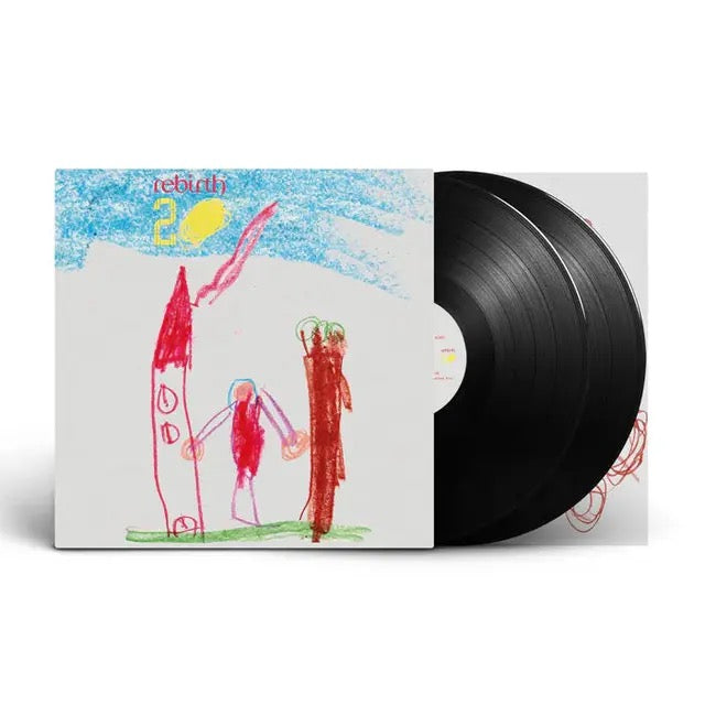 Image of Front Cover of 2xLP - NEW/NEW - VARIOUS, Rebirth 20 (Rebirth; REB132, UK 2026), , 2026 marks a milestone: twenty years of Rebirth Records. A decade after the iconic compilation curated by none other than the maestro Larry Heard, also known as Mr. Fingers, we are proud to present Rebirth 20, a special anniversary album celebrating two decades of sound, vision and evolution. The collection features fresh remixes of some of the label s most iconic tracks alongside rare gems that may have quietly slipp