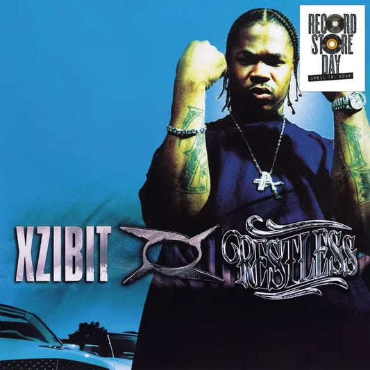 Image of Front Cover of 2xLP -  - XZIBIT, Restless (Loud Records; XZIR001, UK 2026), , It's only appropriate that Xzibit's highly anticipated, and often-delayed, Restless concluded hip-hop's millennial melting pot. After all, Xzibit's association with Dr. Dre and his Aftermath regime attached very lofty expectations to Restless; X was publicly anointed as the next MC expected to blow up. Surely, with Dre as executive producer and guest shots from Eminem, Snoop Dogg, and Dre himself, Xzibit was virtually ass