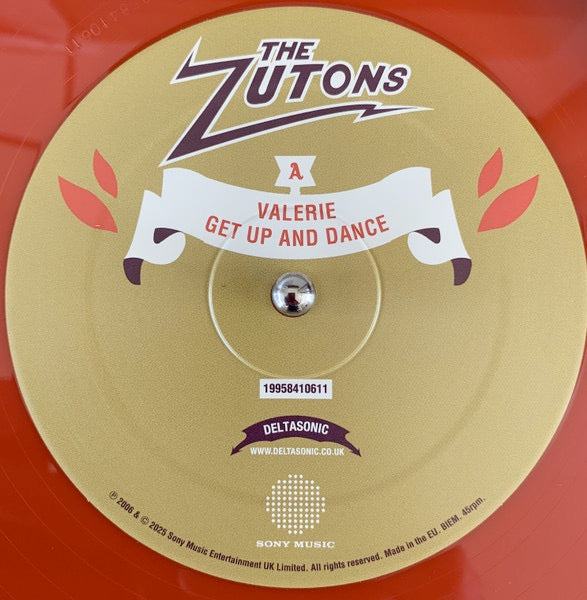 Image of Label Cover of 12" EP - NEW/NEW - THE ZUTONS, Valerie EP (Commercial Group; 19958410611, UK 2026, Picture Sleeve, Red Vinyl), , Red 12" Vinyl Single - (45rpm) 20th anniversary Red Solid colour pressing of a unique four track EP featuring the band's biggest tune; two tracks never before on vinyl - 1816382C