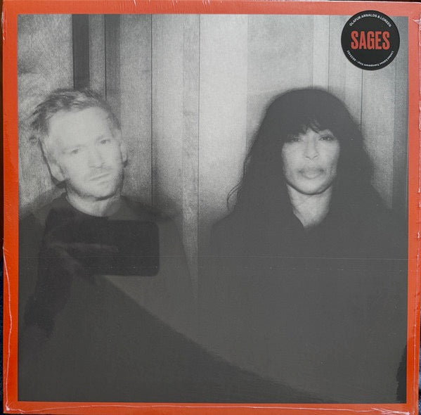Image of Front Cover of 12" EP - NEW/NEW -  LAFUR ARNALDS & LOREEN, SAGES (Mercury KX; 8835482, UK 2026, Picture Sleeve, Clear Vinyl), ,  lafur Arnalds and Loreen's collaborative SAGES project arrives on vinyl for the first time, blending electronica, modern classical, and alt-pop. What began as an unlikely collaboration has evolved into something extraordinary, pairing Loreen s otherworldly vocals with  lafur s lush soundscapes.EP TRACKLISTIn The Sound of Breathing (03:55)Unknowing (03:31)Opening (07: