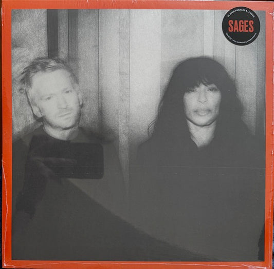 Image of Front Cover of 12" EP - NEW/NEW -  LAFUR ARNALDS & LOREEN, SAGES (Mercury KX; 8835482, UK 2026, Picture Sleeve, Clear Vinyl), ,  lafur Arnalds and Loreen's collaborative SAGES project arrives on vinyl for the first time, blending electronica, modern classical, and alt-pop. What began as an unlikely collaboration has evolved into something extraordinary, pairing Loreen s otherworldly vocals with  lafur s lush soundscapes.EP TRACKLISTIn The Sound of Breathing (03:55)Unknowing (03:31)Opening (07: