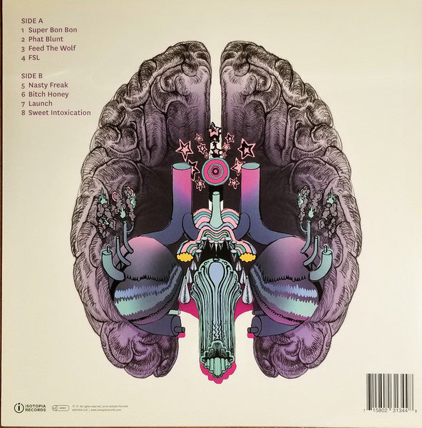 Image of Back Cover of LP - VG+/VG+ - MISS VELVET & THE BLUE WOLF FEATURING GEORGE CLINTON, Feed The Wolf (Isotopia; Isotopia 018, USA & Europe 2019, Inner), ,  - 0646206S