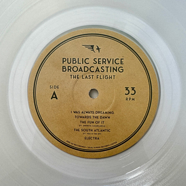 Image of Label Cover of LP - NEW/NEW - PUBLIC SERVICE BROADCASTING, The Last Flight (So Recordings; SOAKLPTC543, Europe 2024, Gatefold, Booklet, Clear Vinyl), , LIMITED EDITION - 0626234E