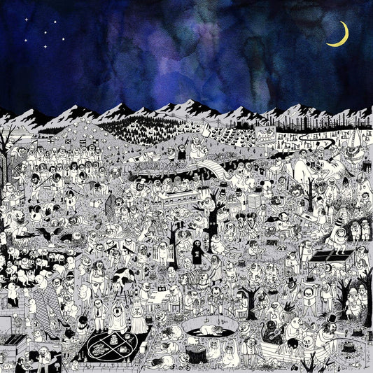 Image of Front Cover of LP - NEW/NEW - FATHER JOHN MISTY, Pure Comedy (Sub Pop; SP1200, Europe 2026 Reissue, Indies Exclusive Blue & White Corona Vinyl), ,  - 9062631C
