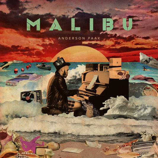 Image of Front Cover of 2xLP - NEW/NEW - ANDERSON .PAAK, Malibu (10 Year Anniversary) (OBE / Apeshit, Inc / EMPIRE; ERE1223, Europe 2026 Reissue, Gatefold,  Zoetrope Vinyl: 2xLP, Gatefold Jacket, Obi Strip, Limited to 5000 worldwide.), ,  - 9062633C
