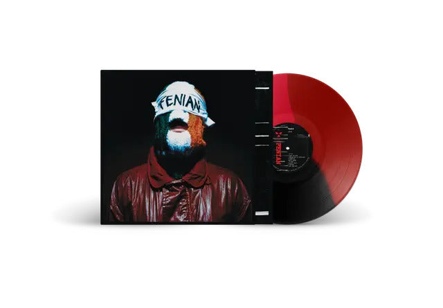 Image of Back Cover of LP - NEW/NEW - KNEECAP, FENIAN (Heavenly; HVNLP232C , Europe 2026, Inner & Insert, Red & Black Tri-Colour Vinyl, Download included), ,  - 1856070S