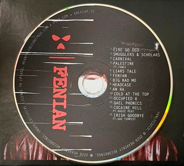 Image of Label Cover of CD - NEW/NEW - KNEECAP, FENIAN (Heavenly; HVNLP232CD, Europe 2026, 4 Panel Softpak, 8 Page Booklet), ,  - 2556317S