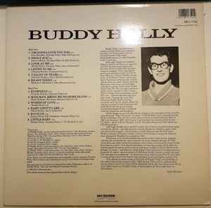Image of Back Cover of LP - VG+/VG - BUDDY HOLLY, Buddy Holly (MCA Records; MCL 1752, UK 1985), Laminate creasing and edge wear. ,  - 0626282E