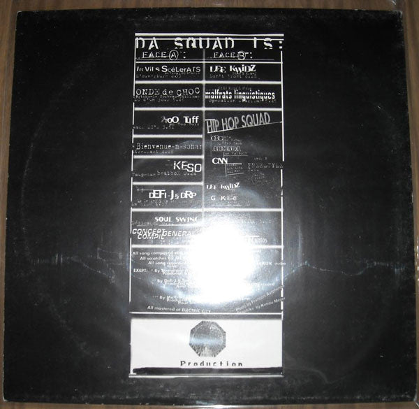Image of Label Cover of LP - G+/G - VARIOUS : BELGIUM HIP HOP SQUAD, Phat Unda Compil (Souterrain; CNN199, Belgium 1997, Picture Sleeve), ,  - 0626271E