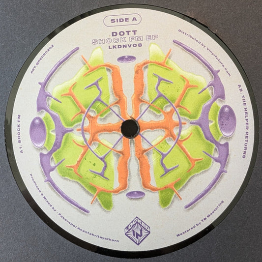 Image of Front Cover of LP - /VG+ - DOTT, Shock FM EP (Locked-In; LKDNV08, Netherlands 2024), ,  - 0646293S