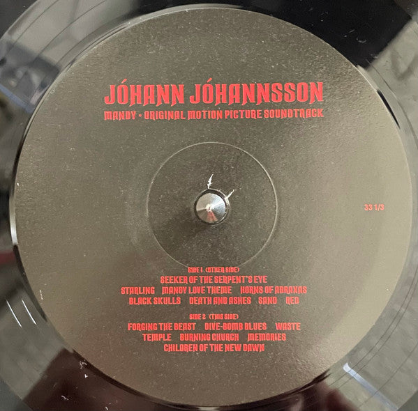 Image of Label Cover of LP - VG+/VG+ - J HANN J HANNSSON, Mandy (Original Motion Picture Soundtrack) (Invada; LKSINV203LP, Europe 2018, Spot Varnished Gatefold, Insert, 180 Gram Vinyl), NO wrap-around paper band,  - 0746003S