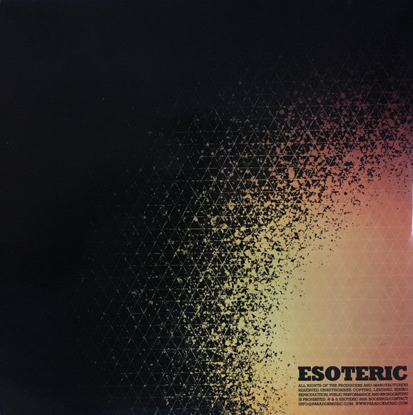 Image of Back Cover of 12" - VG+/VG+ - NUCLEUS + PARADOX*, Arcane / Orphic (Esoteric; ESO005, UK 2005, Die Cut Company Sleeve), original company sleeve,  - 0746033S