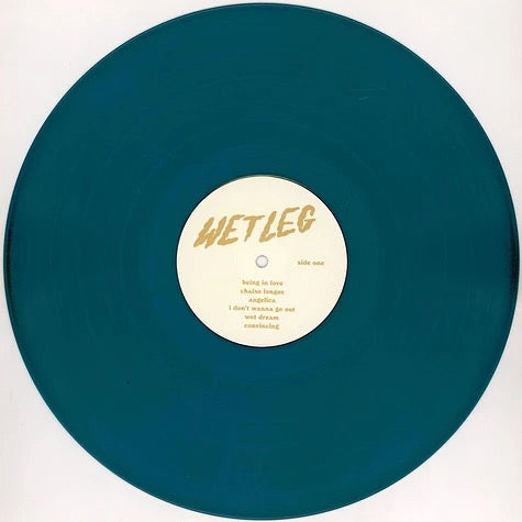 Image of Back Cover of LP - EX/VG - WET LEG, Wet Leg (Domino; WIGLP496XG, Europe 2022, Insert, Limited To 200 On Transparent Green Vinyl With 7"), Strong VG, just a few light hairlines on vinyl. Sleeve still in opened shrinkwrap with hype sticker.,  - 0716094C