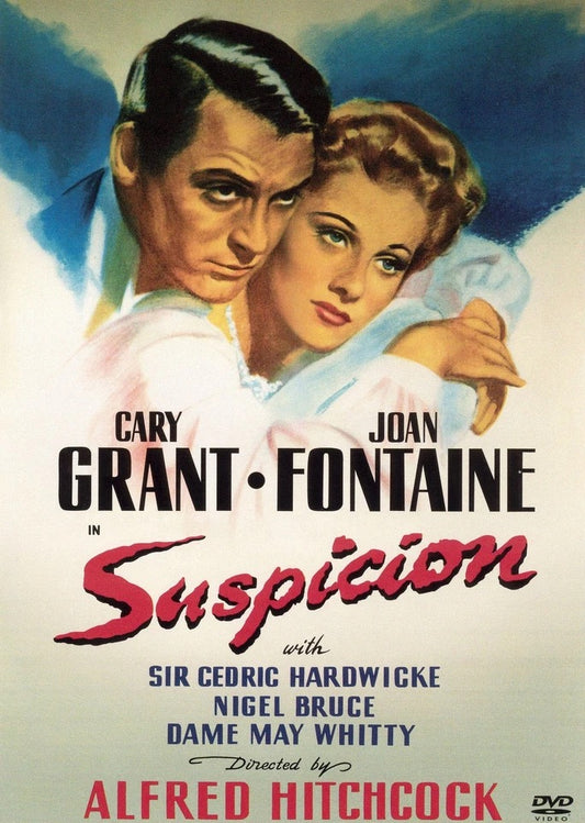 Image of Front Cover of DVD - VG+/VG+ - ALFRED HITCHCOCK, JOAN FONTAINE, GARY GRANT, Suspicion (Warner Brothers ; T6583, US 2004, Region 1), ,  - 0736014E