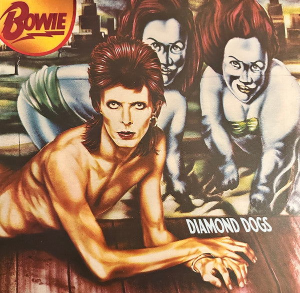 Image of Front Cover of LP - VG+/VG - DAVID BOWIE, Diamond Dogs (RCA Victor; APL1-0576, UK 1974, Gatefold, First U.K. pressing. No Printer credit on sleeve.), ,  - 2326286E