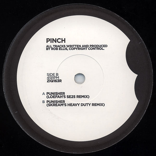 Image of Front Cover of LP - /VG+ - PINCH, Punisher (Remixes) (Planet Mu ; ZIQ163R, UK 2006), ,  - 0746101S