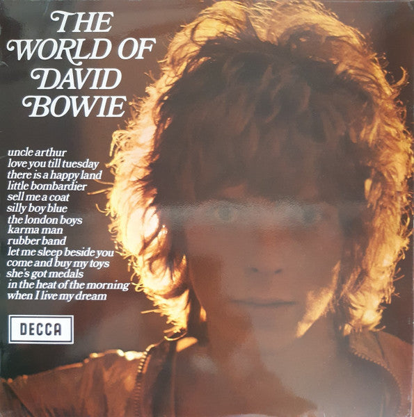 Image of Front Cover of LP - VG/VG - DAVID BOWIE, The World Of David Bowie (Decca Blue Boxed; SPA 58, UK 1970), ,  - 0726078E
