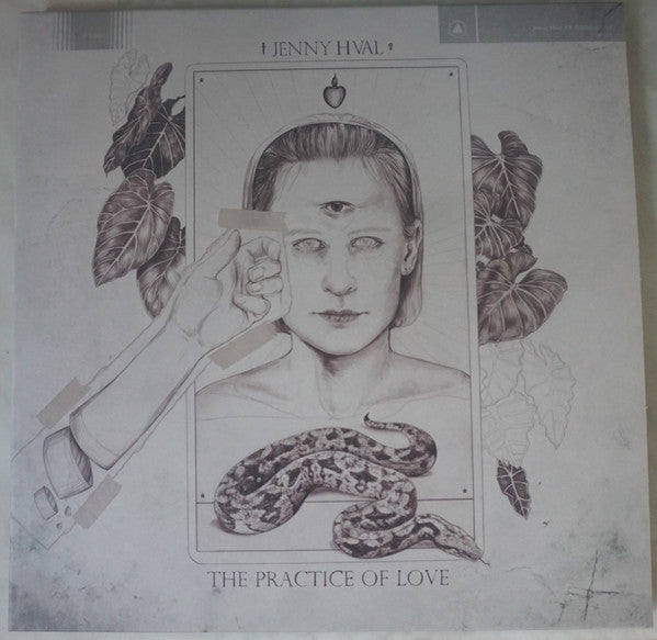 Image of Front Cover of LP - EX/EX - JENNY HVAL, The Practice Of Love (Sacred Bones Records; SBR-229, US 2019, Booklet, Tarot Cards, Gold And Silver Splatter Vinyl, Limited Edition of 500), Opened Instore, Still In Stickered Shrinkwrap,  - 0626312E