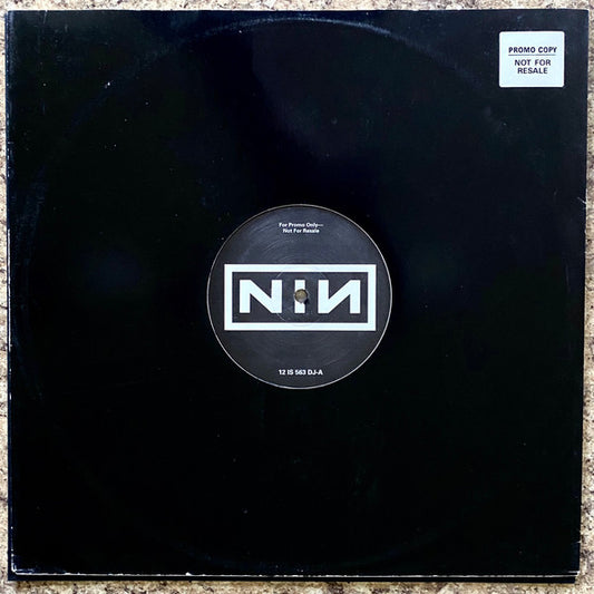 Image of Front Cover of 12" - VG/VG - NINE INCH NAILS, Untitled (Island Records; 12 IS 563 DJ, UK 1992, Promo Only, Promo Stickered, Plain Black Die Cut Sleeve), , A1 Gave Up. Remix   Coil, Danny HydeB1 Wish. Remix   J.G. ThirlwellB2 Happiness In Slavery. Remix   Chris Vrenna, Trent Reznor - 0716055C