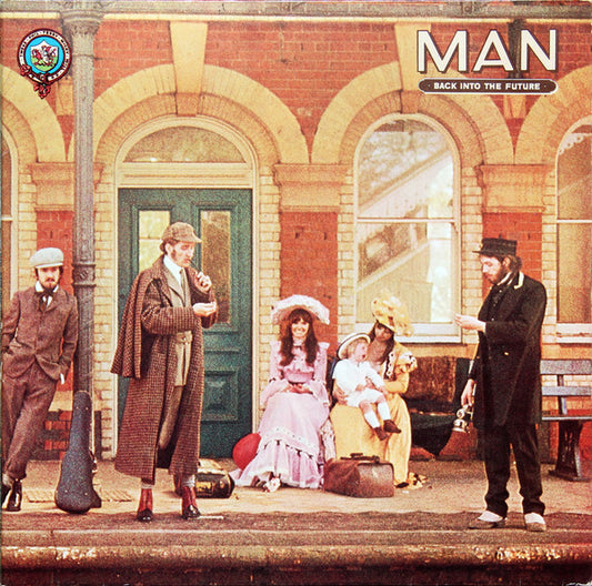 Image of Front Cover of LP - VG/VG - MAN, Back Into The Future (United Artists Records; UAS 29 547/8XD, Germany 1973, Gatefold, 2 Company Inners), Strong VG. Light hairlines. Creasing to inners. Edge wear and light ring wear.,  - 0746145S