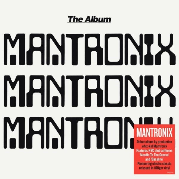 Image of Front Cover of LP - VG+/VG+ - MANTRONIX, The Album (Demon Music Group; DEMREC 364, UK 2019 Reissue, Inner), ,  - 0716162C