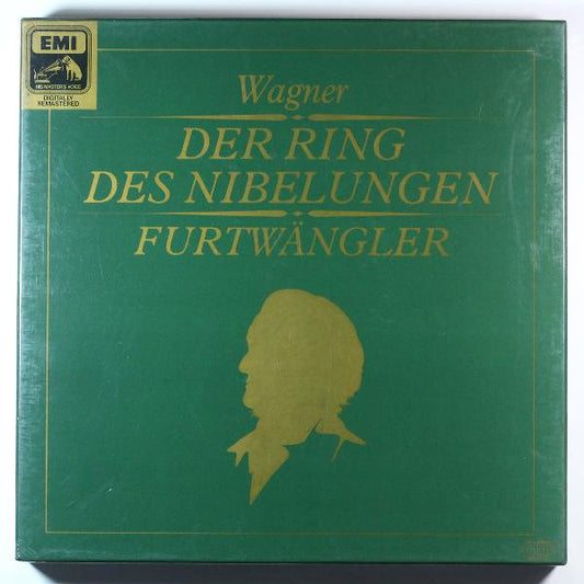 Image of Front Cover of 14xLP - VG/EX - WILHELM FURTW NGLER, ORCHESTRA SINFONICA E CORO DELLA RADIO ILTALIANA, Wagner: Der Ring Des Nibelungen (His Master's Voice; 29 0670 3, Europe 1986, Box Set, Booklet, Mono DMM Digital Remaster), Box Intact, But a Little Worn,  - 0626085E