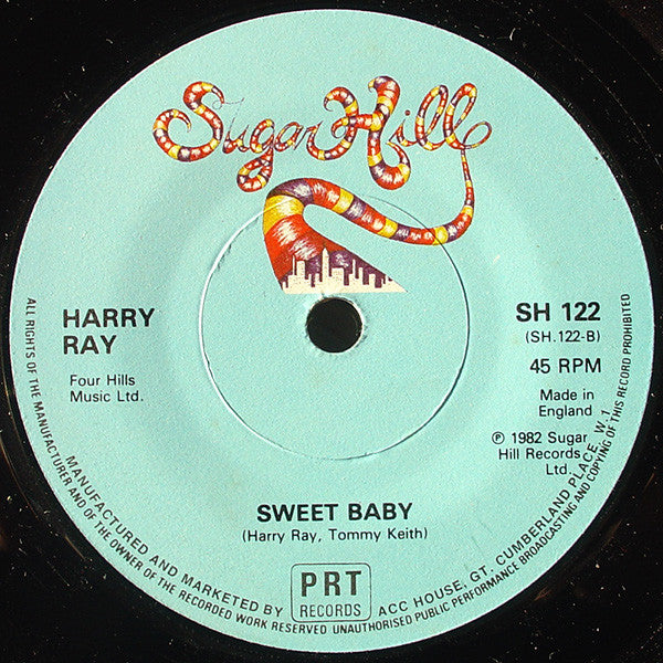 Image of Back Cover of 7" - /VG+ - HARRY RAY, Love Is A Game / Love Is A Game (Sugar Hill Records; SH 122, UK 1982), ,  - 0726169E
