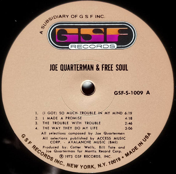 Image of Label Cover of LP - VG+/VG - SIR JOE QUARTERMAN & FREE SOUL, Sir Joe Quarterman & Free Soul (Mr Bongo; MRBLP200, UK, Europe & US 2020 Reissue, Gatefold), ,  - 0716262C
