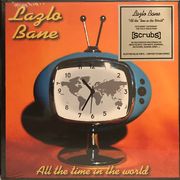 Image of Front Cover of LP - VG+/VG+ - LAZLO BANE, All The Time In The World (Lonestar Records; LS-048, Germany 2018 Reissue, Limited Edition, Blue Translucent, 150 gram), ,  - 0746254S
