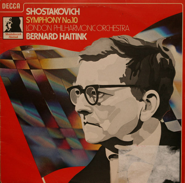 Image of Front Cover of LP - VG+/VG+ - BERNARD HAITINK, LONDON PHILHARMONIC ORCHESTRA, Shostakovich: Symphony No. 10 (Decca Black Portrait Label; SXL 6838, UK 1977), ,  - 0726114E
