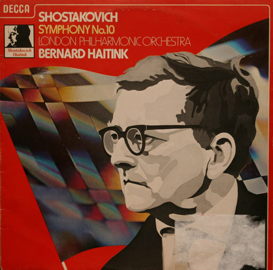 Image of Front Cover of LP - VG+/VG+ - BERNARD HAITINK, LONDON PHILHARMONIC ORCHESTRA, Shostakovich: Symphony No. 10 (Decca Black Portrait Label; SXL 6838, UK 1977), ,  - 0726114E