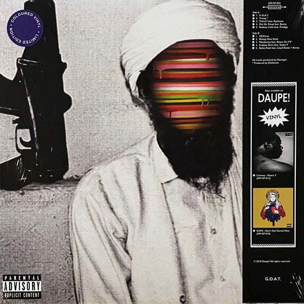 Image of Front Cover of LP - VG+/VG+ - CONWAY, G.O.A.T. (Griselda Records; none, UK 2022, Unofficial; Obi; Marbled Vinyl), Record has slight dish warp,  - 0716315C