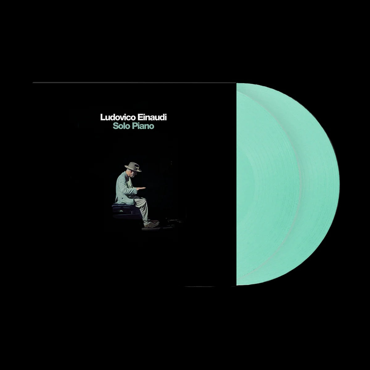 Image of Back Cover of 2xLP - NEW/NEW - LUDOVICO EINAUDI, Solo Piano (Decca; 8823922, Europe 2026, 2 Inners, Indies Exclusive Green 2LP Set), ,  - 1636113E
