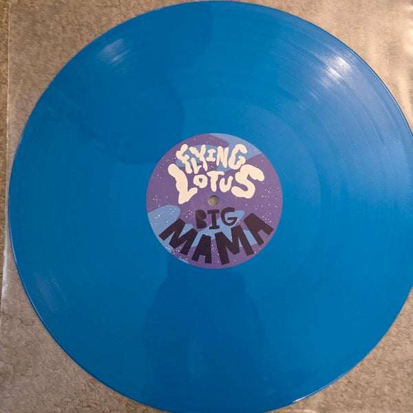 Image of Label Cover of 12" EP - NEW/NEW - FLYING LOTUS, BIG MAMA (Brainfeeder; BF157, Europe 2026, 12" x 12" Sticker Sheet, 140 Gram Blue Vinyl Housed in 3mm Spined Sleeve), ,  - 1056096S