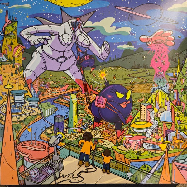 Image of Front Cover of 12" EP - NEW/NEW - FLYING LOTUS, BIG MAMA (Brainfeeder; BF157, Europe 2026, 12" x 12" Sticker Sheet, 140 Gram Blue Vinyl Housed in 3mm Spined Sleeve), ,  - 1056096S