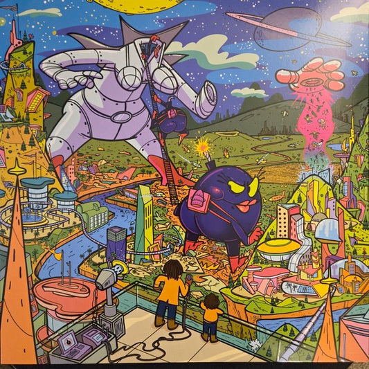 Image of Front Cover of 12" EP - NEW/NEW - FLYING LOTUS, BIG MAMA (Brainfeeder; BF157, Europe 2026, 12" x 12" Sticker Sheet, 140 Gram Blue Vinyl Housed in 3mm Spined Sleeve), ,  - 1056096S