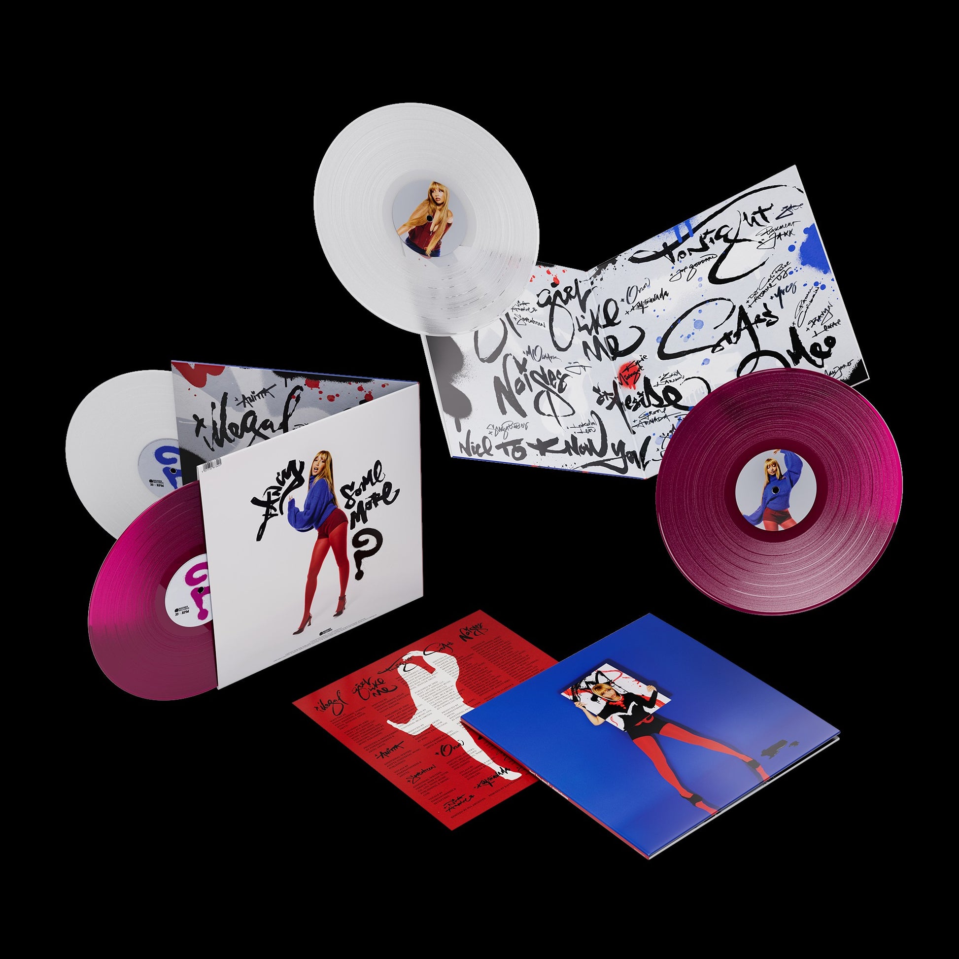 Image of Back Cover of 2xLP - NEW/NEW - PINKPANTHERESS, Fancy Some More? (Warner Music UK; 5021732873491, Europe 2026, Insert, 2LP 140 Gram Ultra Clear & Transparent Vinyl), ,  - 9072609C