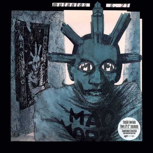 Image of Front Cover of LP - VG+/VG+ - M O MORTA, Mutantes S.21 (Rastilho Records; RASTILHO094LP2013, Portugal 2013 Reissue, Inner, Blue Vinyl), ,  - 0746203S