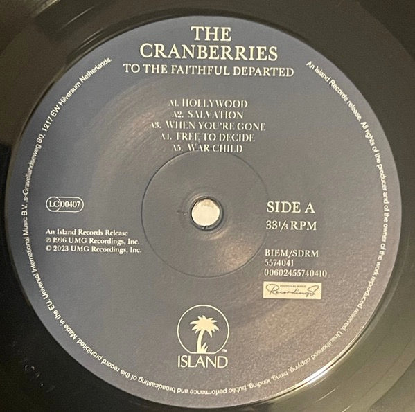 Image of Label Cover of LP - EX/VG+ - THE CRANBERRIES, To The Faithful Departed (Island Records; 5570946, Europe 2023 Reissue, Inner), Still in hype stickered shrinkwrap.,  - 3226300E