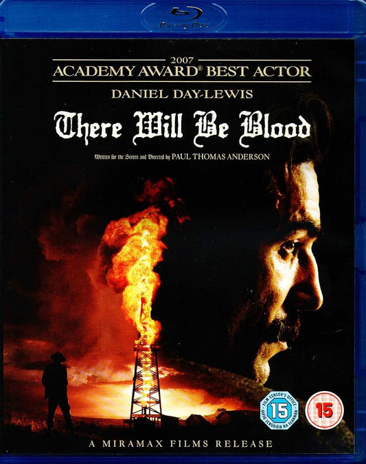 Image of Front Cover of Blu-Ray - VG+/VG+ - PAUL THOMAS ANDERSON, There Will Be Blood (Paramount Vintage. Miramax; BUY0072301, UK 2008), ,  - 0716460C