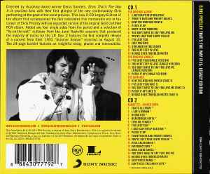 Image of Back Cover of 2xCD - VG+/VG+ - ELVIS PRESLEY, That's The Way It Is (RCA; 88843077792, Europe 2014, Triple Digipak), ,  - 0736211E