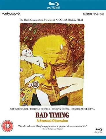Image of Front Cover of Blu-Ray - VG+/EX - NICOLAS ROEG, ART GARFUNKEL, HARVEY KEITEL, Bad Timing (Network ; 79577020, UK ), Opened in store, unplayed,  - 0736226E
