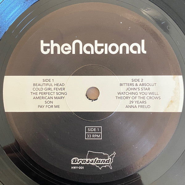 Image of Label Cover of LP - VG+/VG+ - THE NATIONAL, The National (Brassland; HWY-001, US 2017 Reissue, Semi Glossy Sleeve), Strong VG+,  - 0716491C