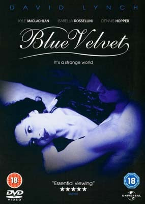 Image of Front Cover of DVD - VG+/VG+ - DAVID LYNCH, ISABELLA ROSSELINI, KYLE MACLACHLAN, Blue Velvet (Universal ; 828 879 8, Europe , Slipcase), ,  - 0736229E