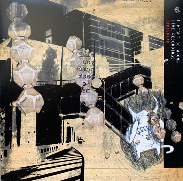 Image of Front Cover of 12" EP - VG+/VG+ - RADIOHEAD, I Might Be Wrong - Live Recordings (XL Recordings ; XLLP784, Europe 2016 Reissue, Gatefold, Inner), ,  - 2346317S