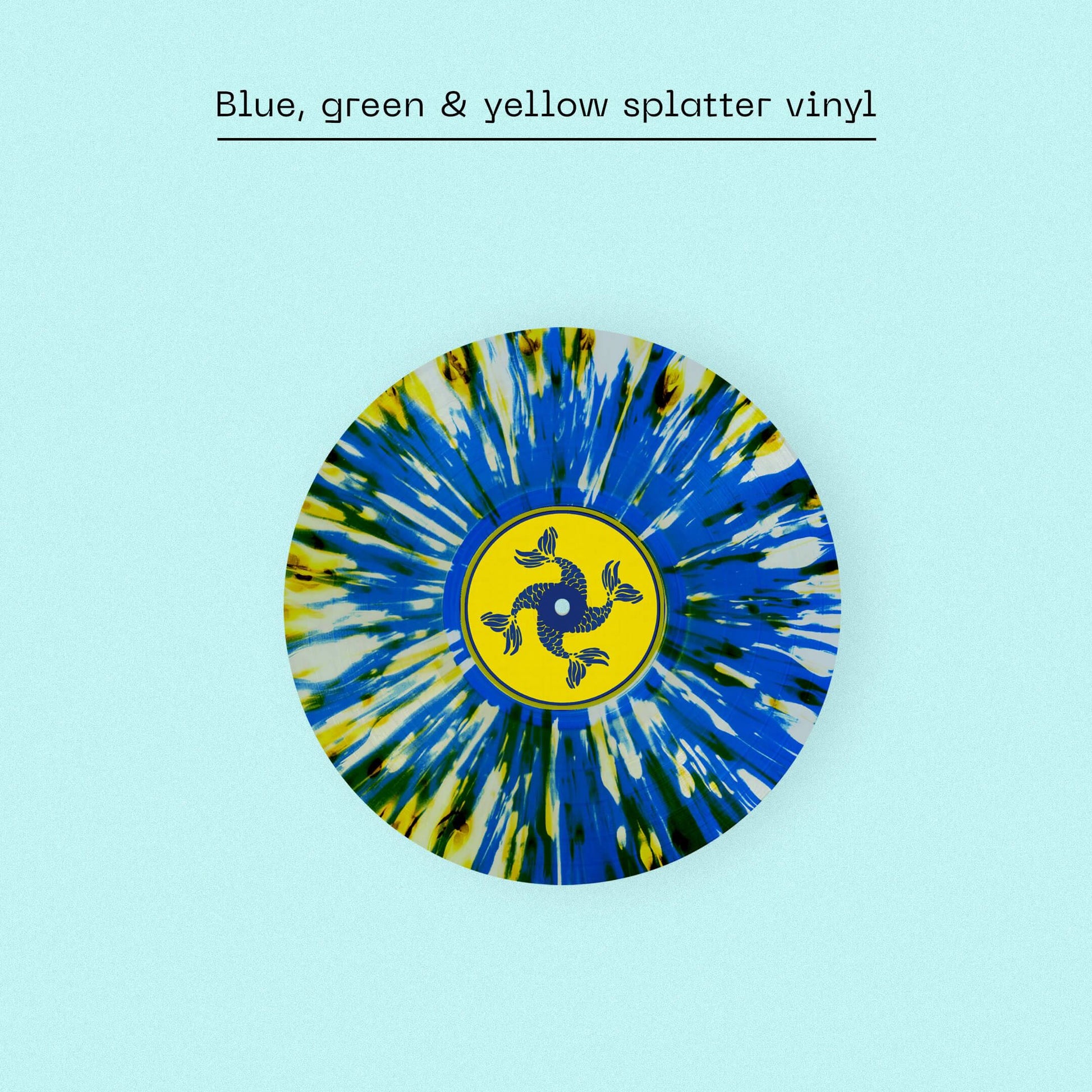Image of Label Cover of LP - NEW/NEW - LIFE, ABSTRACT / NATURAL - Dinked Edition (Launchpad+; LPLUS074e, UK 2026, Insert, Band Photograph, Blue, Green & Yellow Splatter Vinyl, Alternative artwork outer sleeve, Limited pressing of 500, Dinked Edition), , Proudly independent and deeply rooted in community, LIFE are a tightly-bonded collective whose creative world has always extended far beyond their music. On ABSTRACT / NATURAL, that world expands further still.  - 2516215C