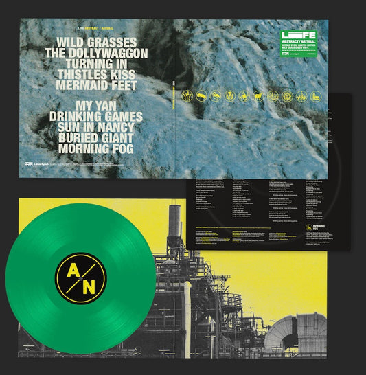 Image of Front Cover of LP - NEW/NEW - LIFE, ABSTRACT / NATURAL (Launchpad+; LPLUS074d, UK 2026, Wild Grass” green vinyl), , Proudly independent and deeply rooted in community, LIFE are a tightly-bonded collective whose creative world has always extended far beyond their music. On ABSTRACT / NATURAL, that world expands further still.  - 9072620C