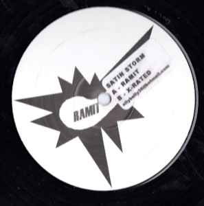 Image of Front Cover of 12" - /VG+ - SATIN STORM, Ramit (Ramit; RAM   1, UK ), one faint mark - still VG+. light warp - playback not affect,  - 0746390S